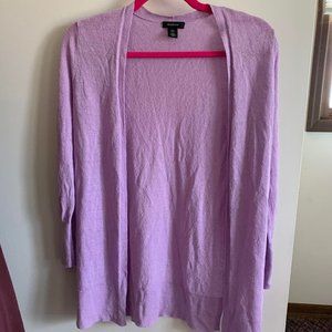 Halogen lilac lightweight cardigan size XXS petite, also fits XS